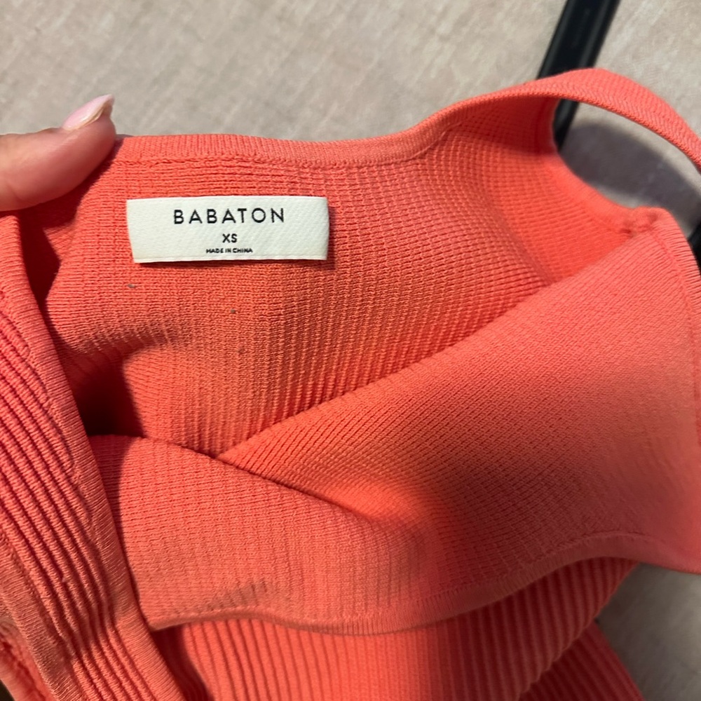 Aritzia Babaton Coral Tank Top